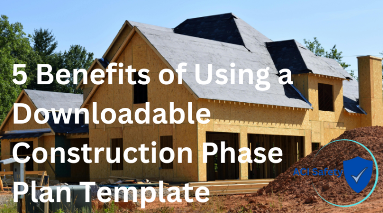 Top 5 Benefits of Using a Downloadable Construction Phase Plan Template