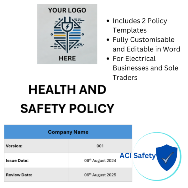 Electrical Electrician Health and Safety Policy