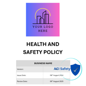 Sole Trader Health and safety policy