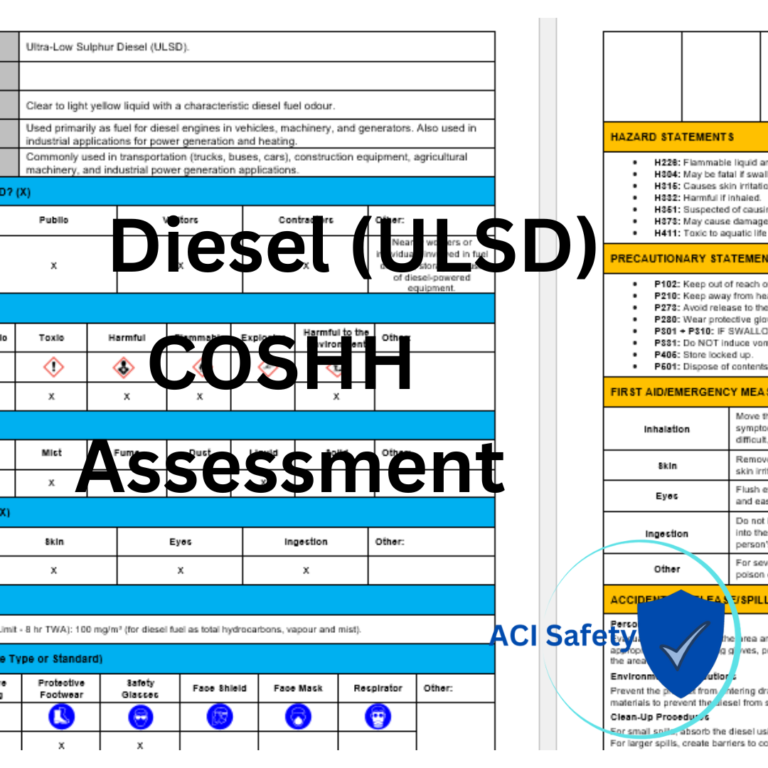 Diesel ULSD COSHH Assessment